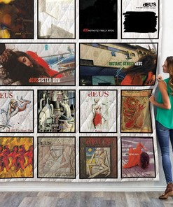 Deus Albums Collection Quilt Blanket - Keep Warm With Deus' Best Albums On This Soft Quilt Blanket For Fans