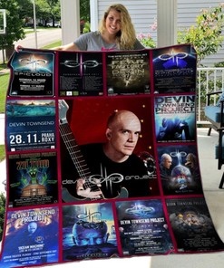 Devin Townsend Quilt Blanket - Vintage Gifts for Music Lovers