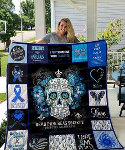 Diabetes Awareness Quilt Bedding Set for Awareness Campaigns
