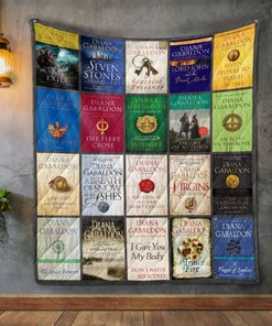 Diana Gabaldon Books Quilt Blanket - Perfect for Outlander Fans
