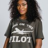 Dibs On The Pilot Unisex Tee - Funny Aviation Shirt for Pilot Girlfriends and Wives