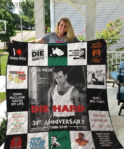 Die Hard Quilt Bedding Set for Movie Lovers