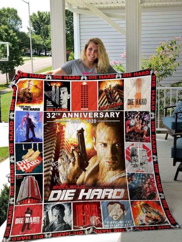 Die Hard for Fans Collected Quilt Blanket for Die Hard Fans