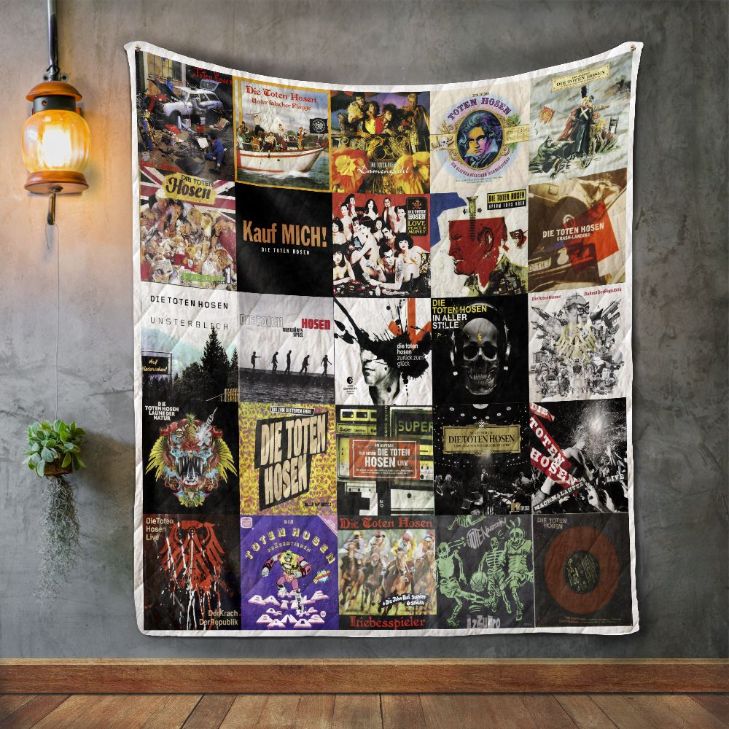 Die Toten Hosen Album Quilt Blanket inspired by German Punk Rock Band