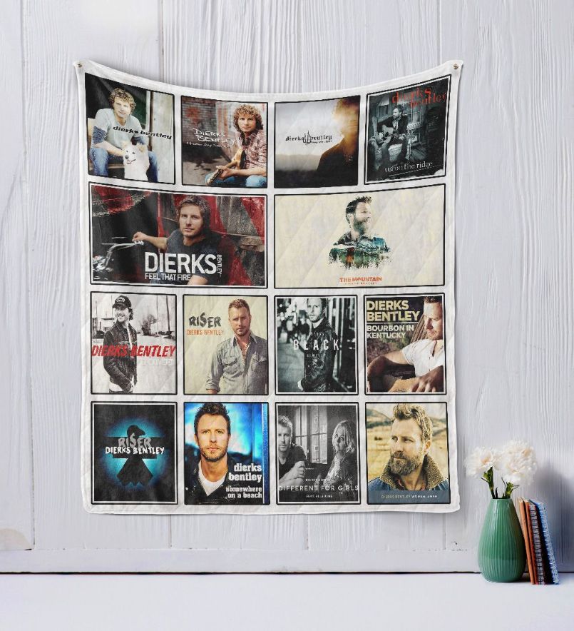 Dierks Bentley Quilt Bedding Set for Country Music Fans