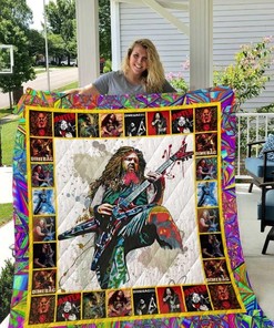 Dimebag Darrell All Season Plus Size Quilt Bedding Set for Heavy Metal Fans