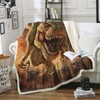 Dinosaur Inspired Premium Comfy Sofa Throw Blanket - Great Gift for Any Fan