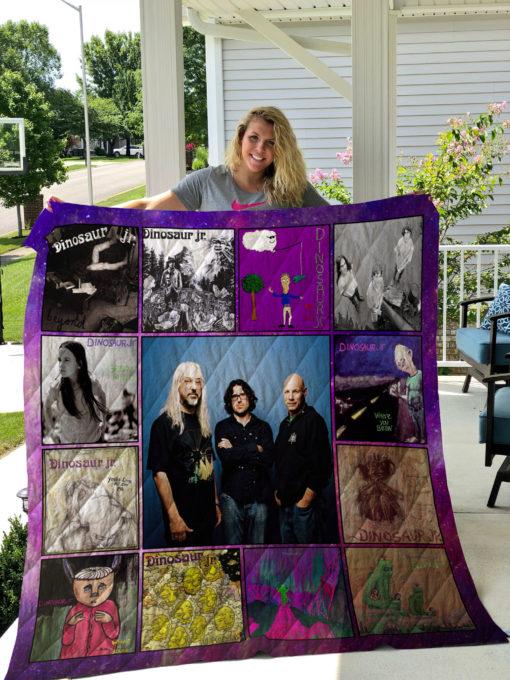 Dinosaur Jr Vintage Rock Band Quilted Bedding Set for Music Lovers