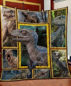 Dinosaurus Quilt Blanket for Dinosaur Lovers