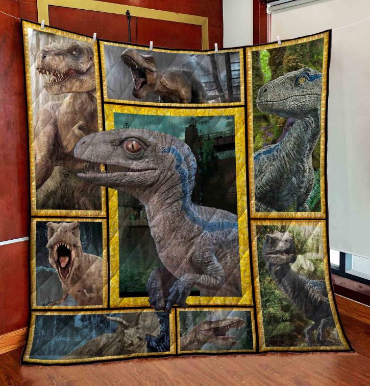 Dinosaurus Quilt Blanket for Dinosaur Lovers