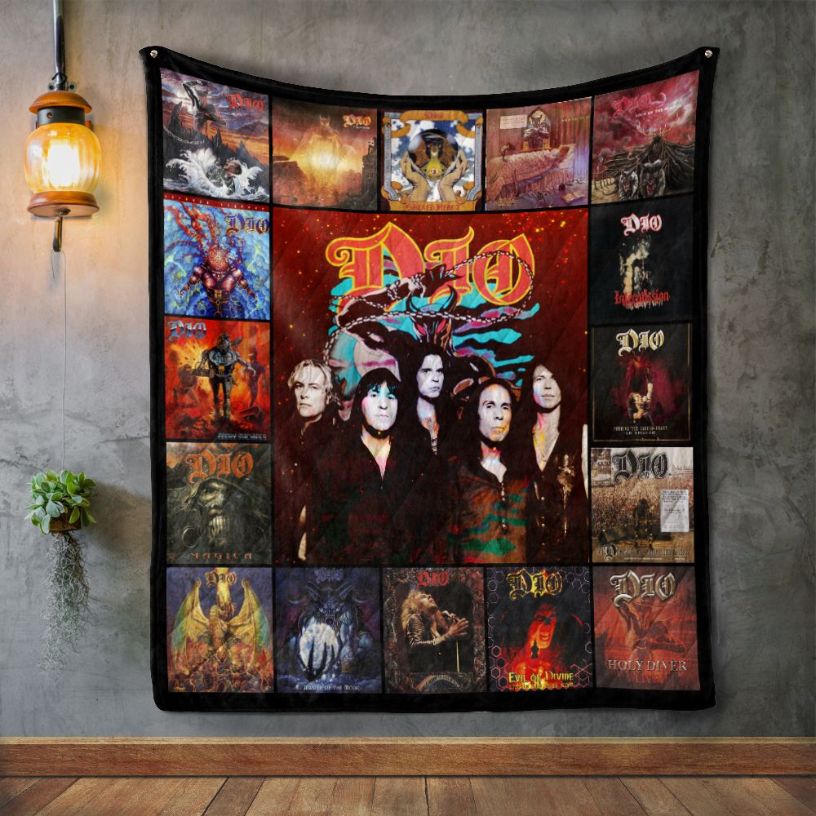 Dio Style Love Quilt Blanket - Rock On for Fans