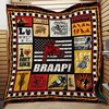 Dirt Bike Quilt Blanket - Unique Gifts for Motorcycle Enthusiasts