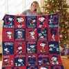 Disney Cleveland Indians Snoopy Quilt Bedding Set