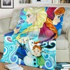 Disney Frozen Characters Elsa Anna Olaf Comfy Sofa Throw Blanket Gift Set