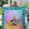 Disney If You Can Dream Mickey Mouse Inspired Quilt Blanket - Disney Bedding Set