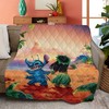 Disney Lilo and Stitch Dancing on the Beach Quilt Blanket - A Fun and Cozy Addition to Your Sleep Zone