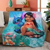 Disney Lilo and Stitch On The Beach Quilt Blanket - A Playful and Fun Look for Your Bedding