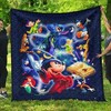 Disney Mickey Minnie Mouse And Friend Quilt Blanket - Disney Mickey and Minnie Mouse Quilt Bedding Set with Friends