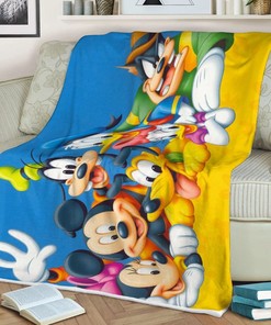 Disney Mickey Mouse Gift For Fan Blanket Gift
