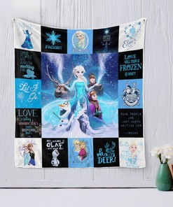 Disney's Frozen Let it Go Quilt Bedding Set with Artistic Design