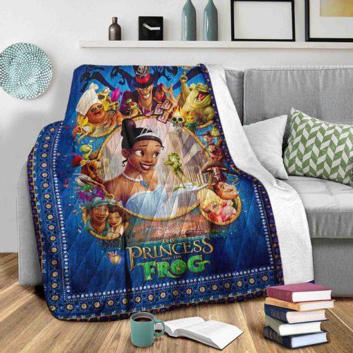 Disney's The Princess and the Frog Quilt Bedding Set with Artistic Design