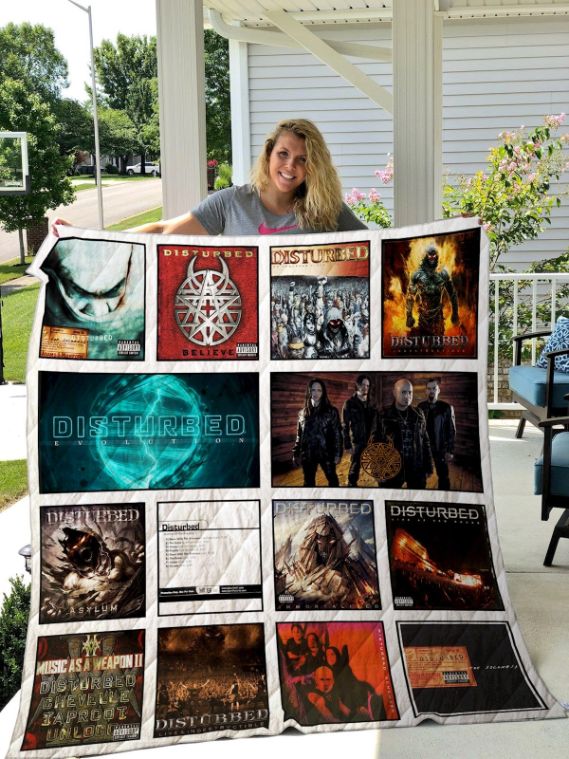 Disturbed Ten Thousand Fists Quilt Bedding Set