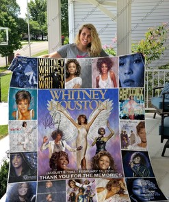 Diva Whitney Houston Thank You Quilt Blanket - Unique Gifts for Music Fans