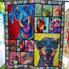 Doberman Quilt Blanket - Doberman BT080512 Bedding