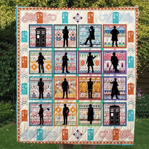 Doctor Who Light Quilt Blanket for Sci-Fi Fans