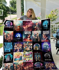 Doctor Who Quilt Blanket 0477 DUP - Across Time and Space for Whovians