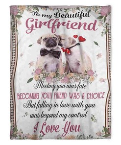 Dog Lovers Quilt Bedding Set for Girlfriend - Falling in Love with You was Beyond My Control