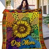 Dog Mom Quilt Blanket for All Dog Lovers