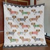 Dogs In Sweaters Quilt Blanket for Dog Lovers
