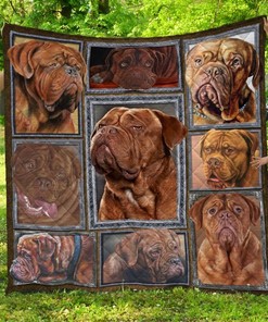 Dogue De Bordeaux Quilt Blanket - Ideal for Dog Lovers