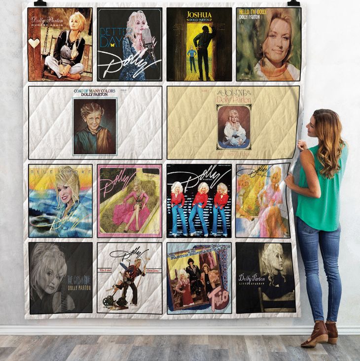 Dolly Parton Album 04 Quilt Blanket - A Chic and Cozy Addition to Your Home Decor