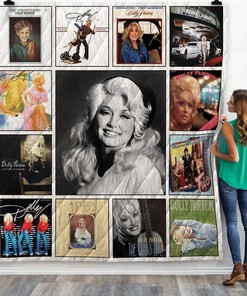 Dolly Parton Album Collection Quilt Blanket - For Fans of the Country Legend
