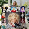 Dolly Parton Quilt Blanket - For Fans of Country Music and Cozy Bedding