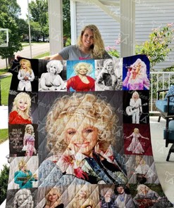 Dolly Parton Quilt Blanket - For Fans of Country Music and Cozy Bedding