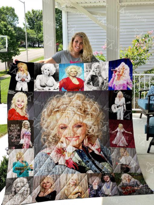 Dolly Parton Quilt Blanket - For Fans of Country Music and Cozy Bedding