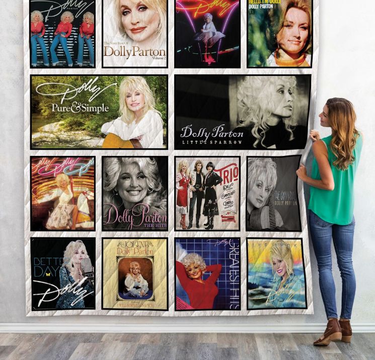 Dolly Parton for Fans Collection Quilt Blanket - The Ultimate Gift for Fans of Dolly's Music