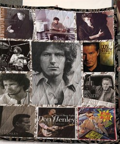 Don Henley Best Albums Quilt Blanket, Featuring the Eagles Legend