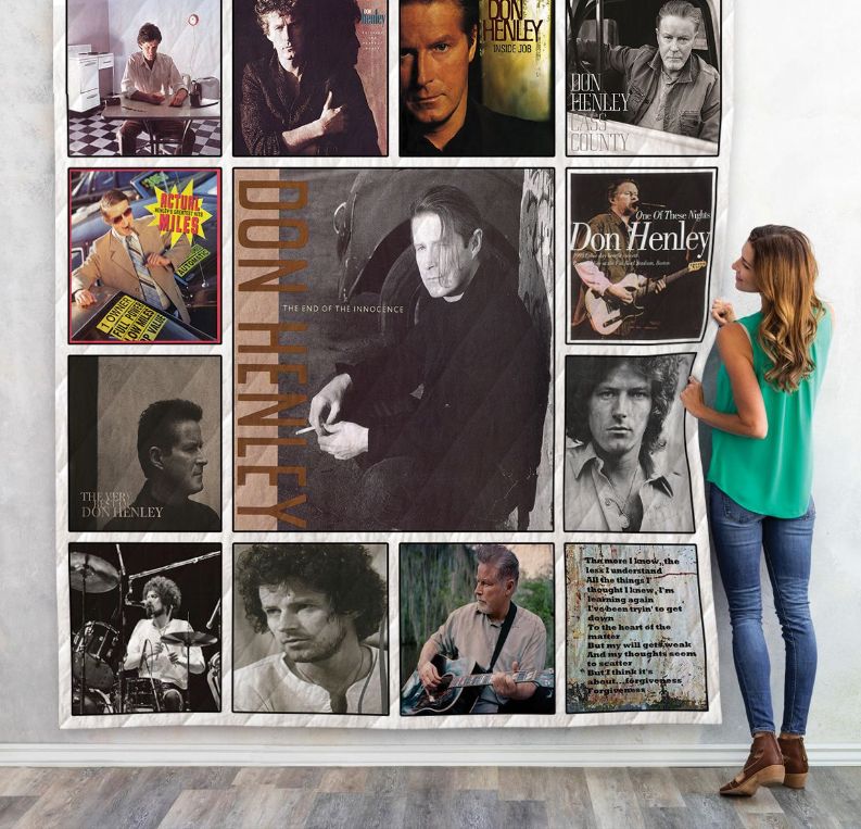 Don Henley For Fans Quilt Blanket - Celebrate Don Henley with this personalized quilt blanket for his biggest fans