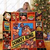 Donkey Kong Donkey Kong Lo Quilt Bedding Set with Name