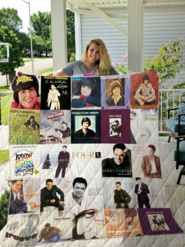Donny Osmond Style Love Quilt Blanket for Music Lovers