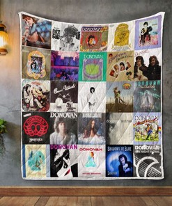 Donovan Album Inspired Quilt Blanket - Tribute to the '60s Folk Singers