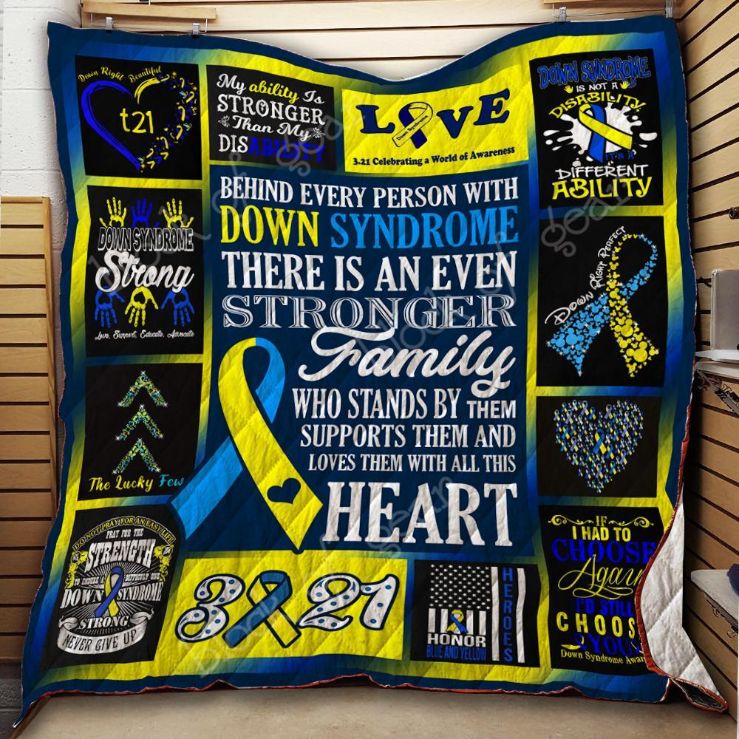Down Syndrome Awareness Quilt Thh841 for Awareness