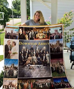 Downton Abbey 10th Anniversary Collection Quilt Blanket - Perfect for Fans