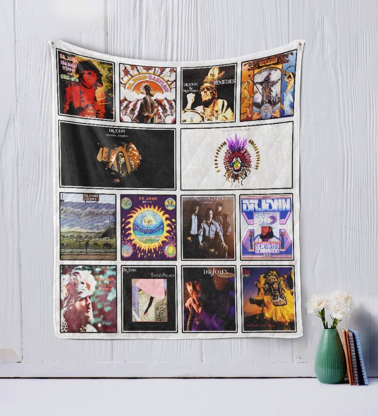 Dr. John Quilt Blanket for Jazz Music Fans