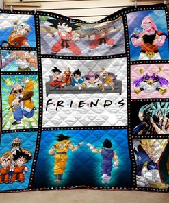 Dragon Ball Friends Quilt for Fans - The Ultimate Bedding for Dragon Ball Fans