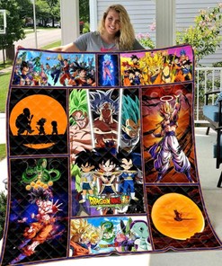 Dragon Ball T89 Quilt Blanket - Get Cozy with Your Favorite Dragon Ball Characters